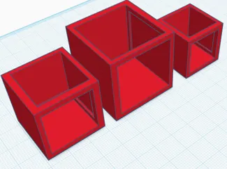 Slide in boxes