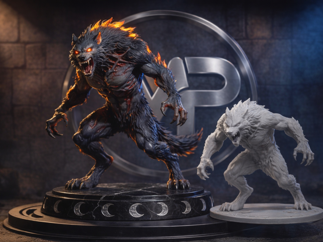 hombre lobo terrorifico