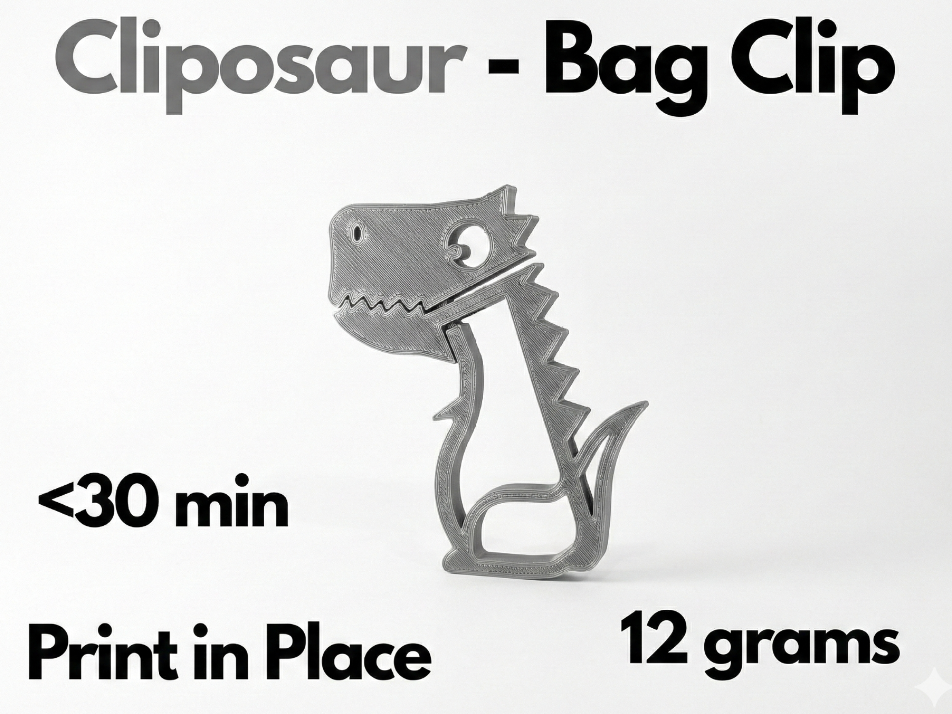 Cliposaur - Dinosaur Bag Clip