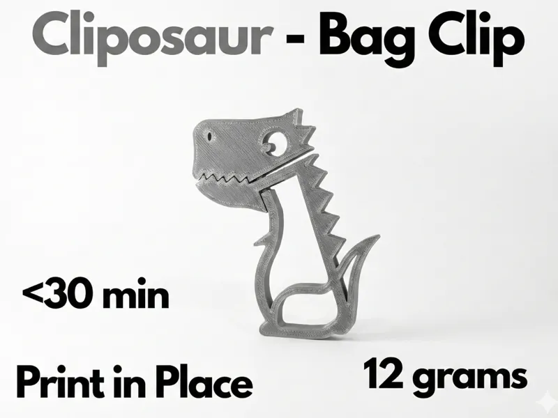 Cliposaur - Dinosaur Bag Clip