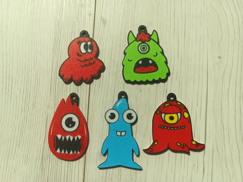 monsters keychain