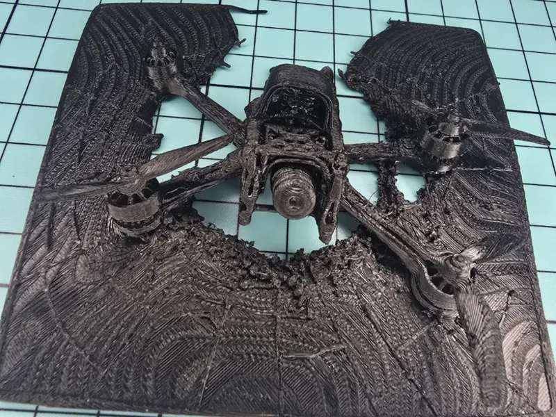 FPV Drone Crash Diorama Base (Universal Surface)
