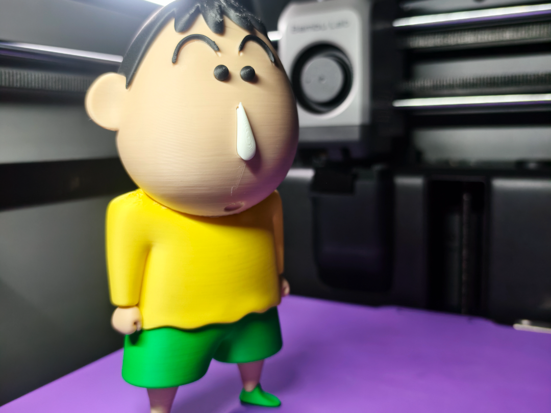 蜡笔小新之阿呆（鼻涕星人，ボーちゃん）全拆件打印 16cm（无须AMS）