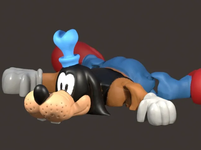 Articulated Goofy - Pippo - NO Support 