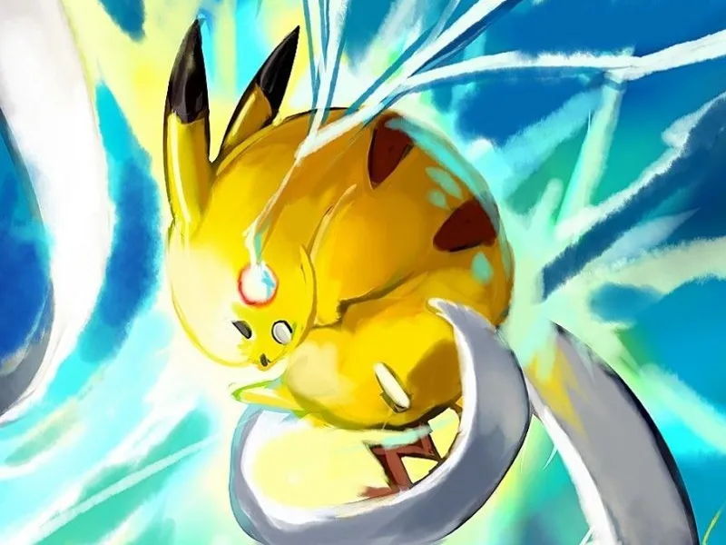 Pikachu - Color Accurate HueForge Binder Poster