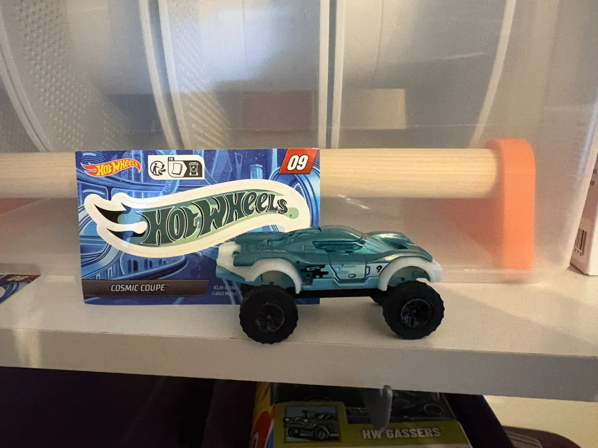 Grosses roues customisées pour voiture Hot Wheels