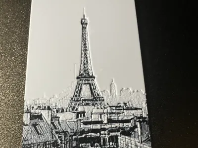 Paris Bookmark