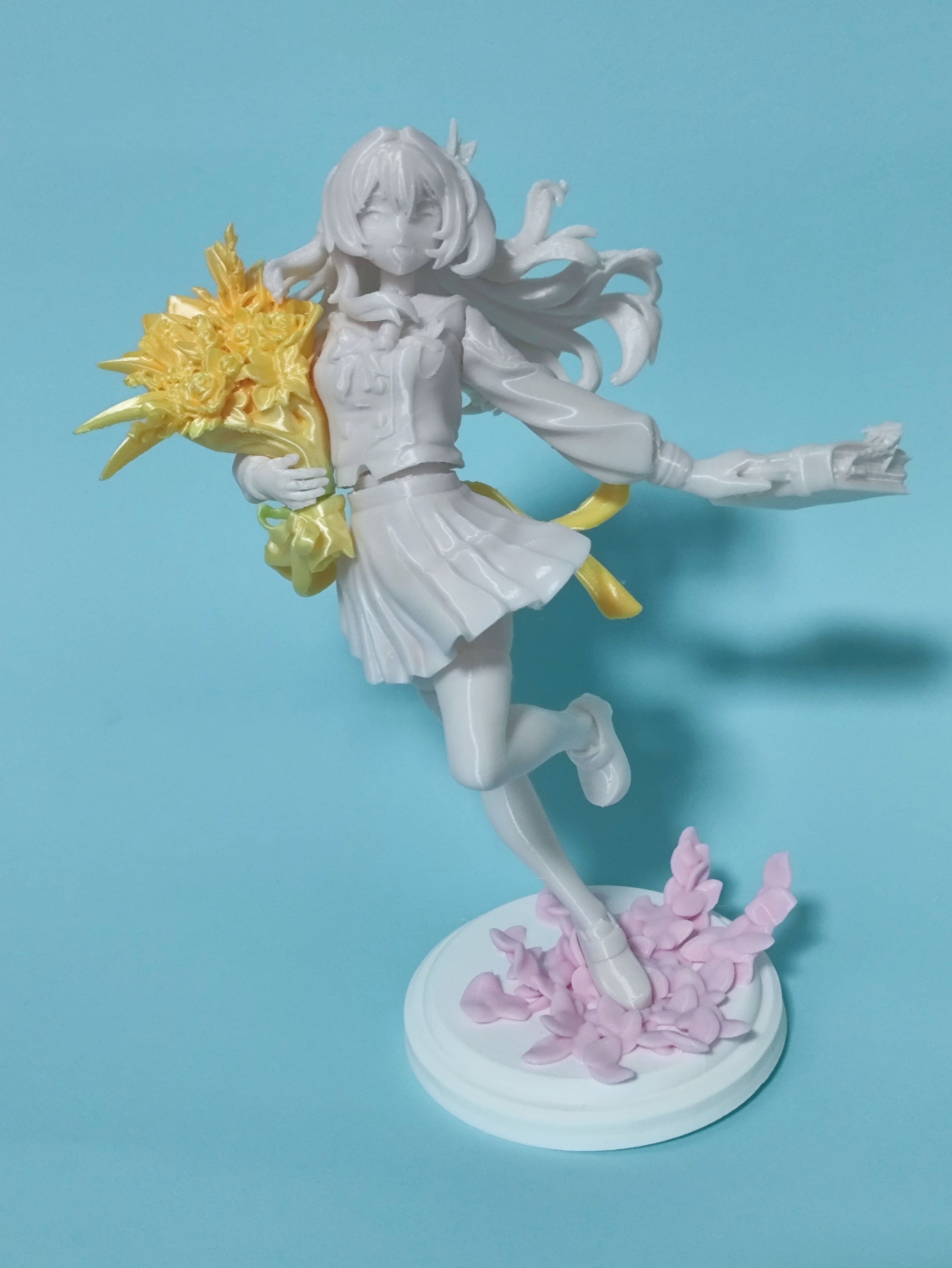 Miniatura 1 do modelo 3D 星穹铁道  流萤皮肤 春日手信 Firefly GK手办 