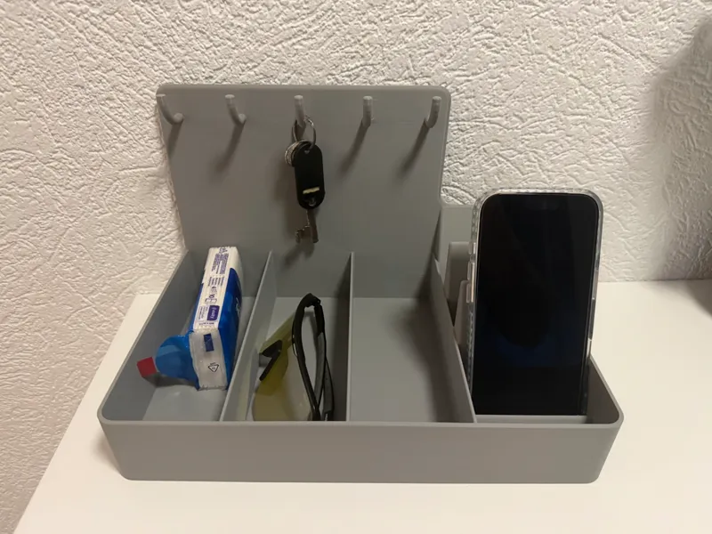 Casier de rangement V3  avec support à téléphone