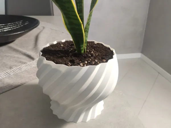 Vase harmonieux au design fluide