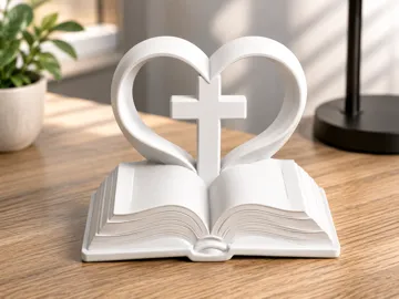 Letrero o emblema decorativo: BIBLE — vista de referencia 2