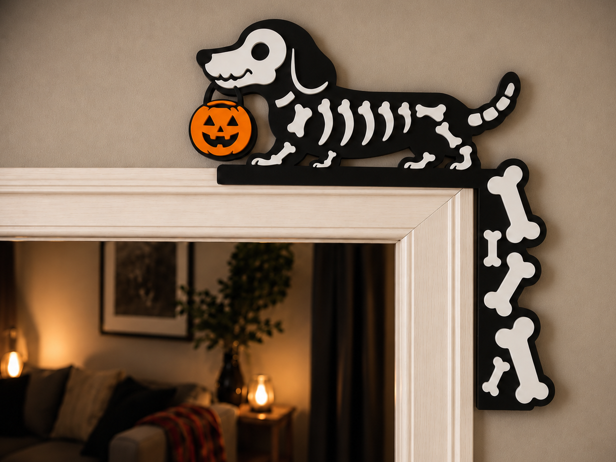Halloweenie (Alt) Door/Frame Corner Decor - 1