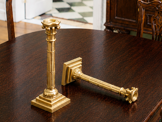 Miniature Corinthian Candlesticks