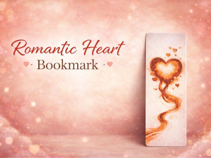 Heart Bookmark – HueForge Multicolor Print