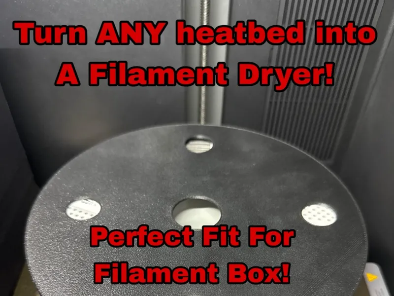 Perfect Fit Filament Drying Cover for Bambu Spools