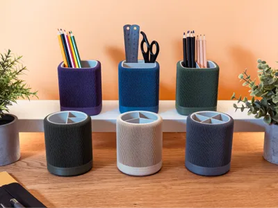 WaveLine Pencil Holder