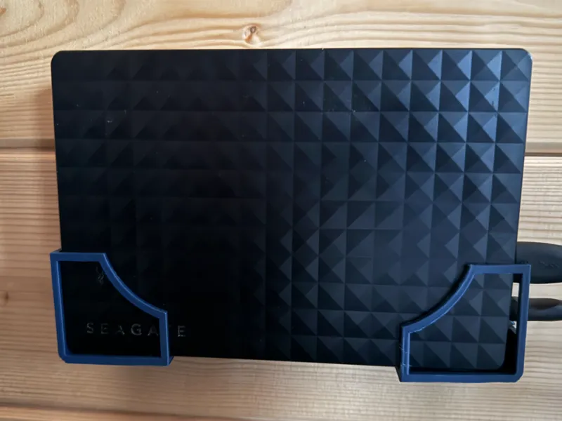 Wall mount for HD Seagate
