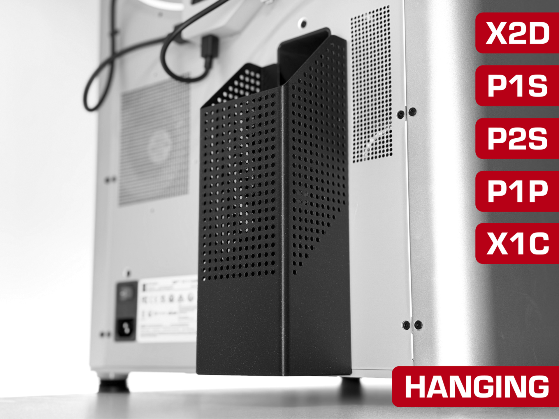 Bambu X2D X1C P1S P2S P1P Hanging Poop Chute V2