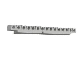 LAN-Kabel Clip für Auer Big Box 120x80 Deckel