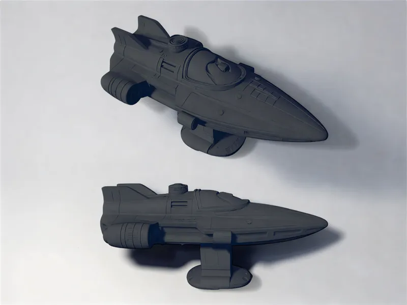 Race Shuttle Space ship