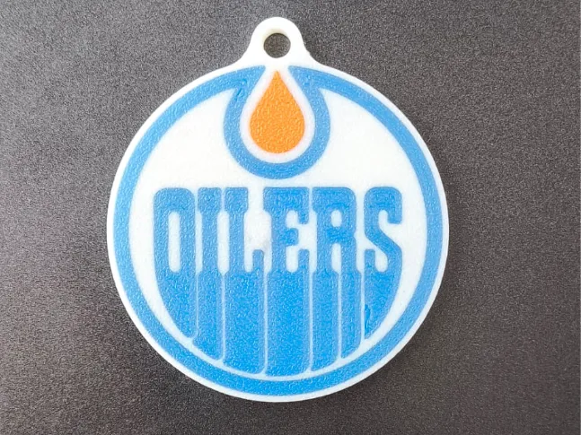 Edmonton Oilers Keychain