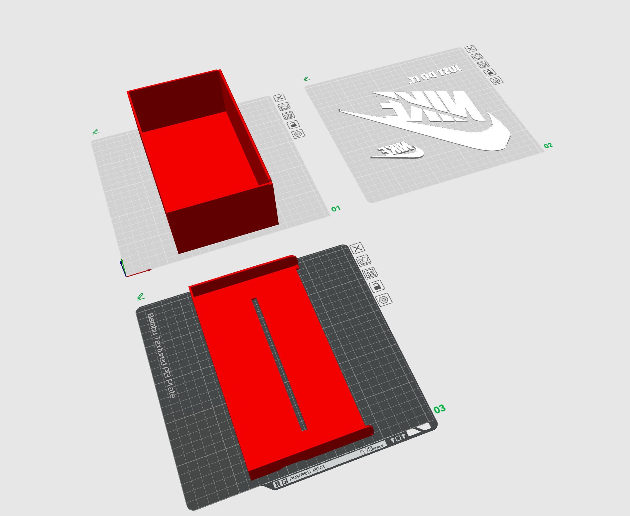 Miniatura 2 do modelo 3D 鞋盒 - 抽纸收纳盒