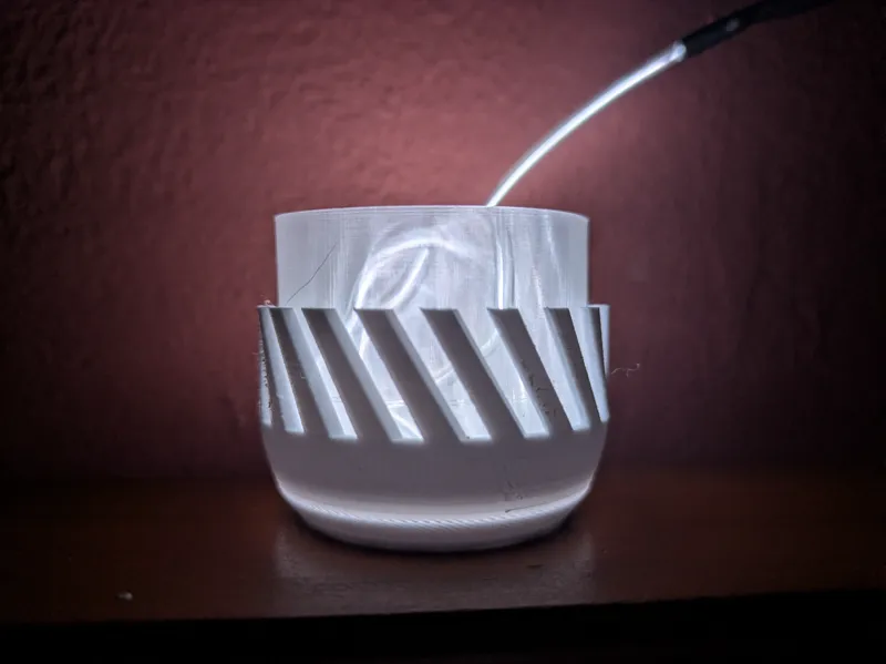modern light, planter, vase, and candle holder 