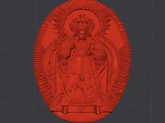 Medalla Virgen Ntra Sra de la esperanza divina