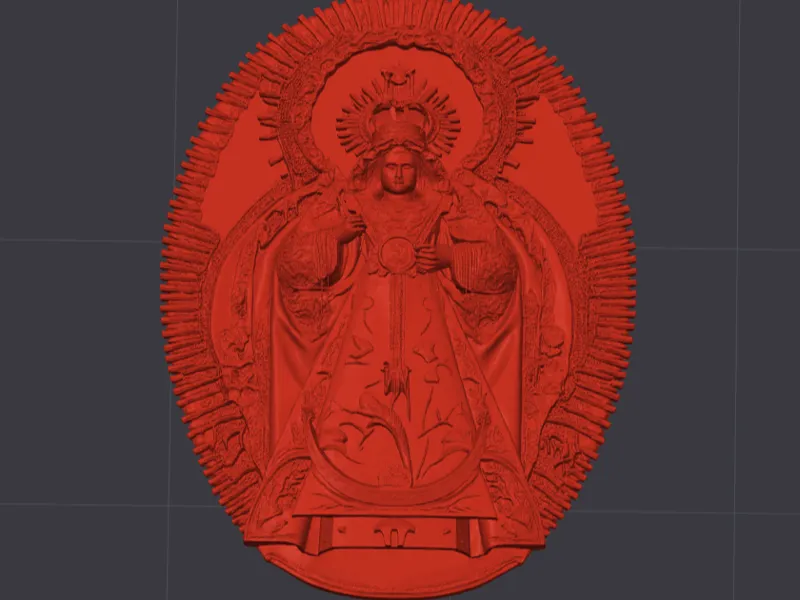 Medalla Virgen Ntra Sra de la esperanza divina