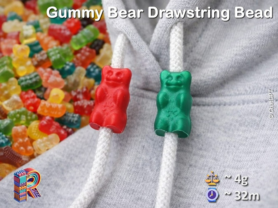 Sweet on Strings – The Gummy Bear Drawstring Bead