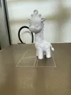 Cute Giraffe Keychain normal size