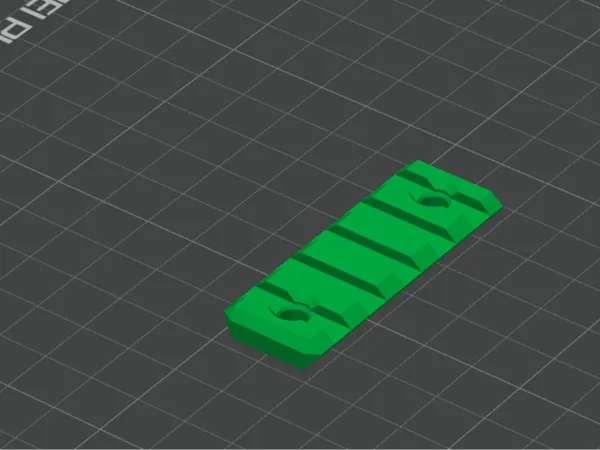 Rails picatiny URX 3 avec trous M5