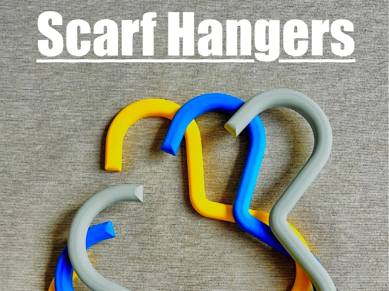 Scarf Hanger-Towel Hook-衣柜服装配饰收纳-多功能围巾挂钩