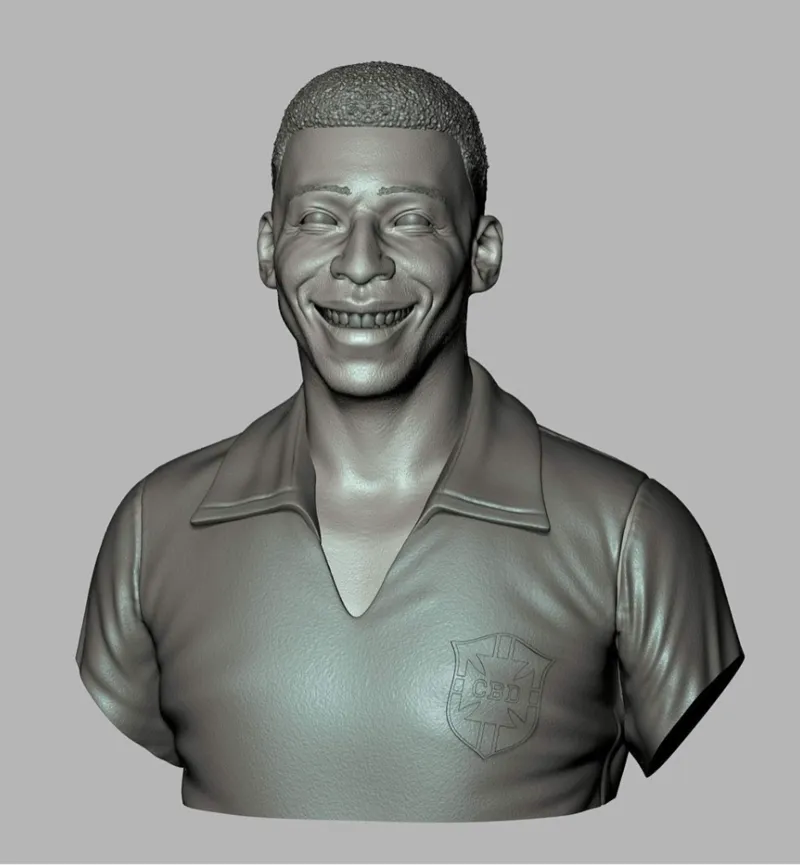 Pele bust