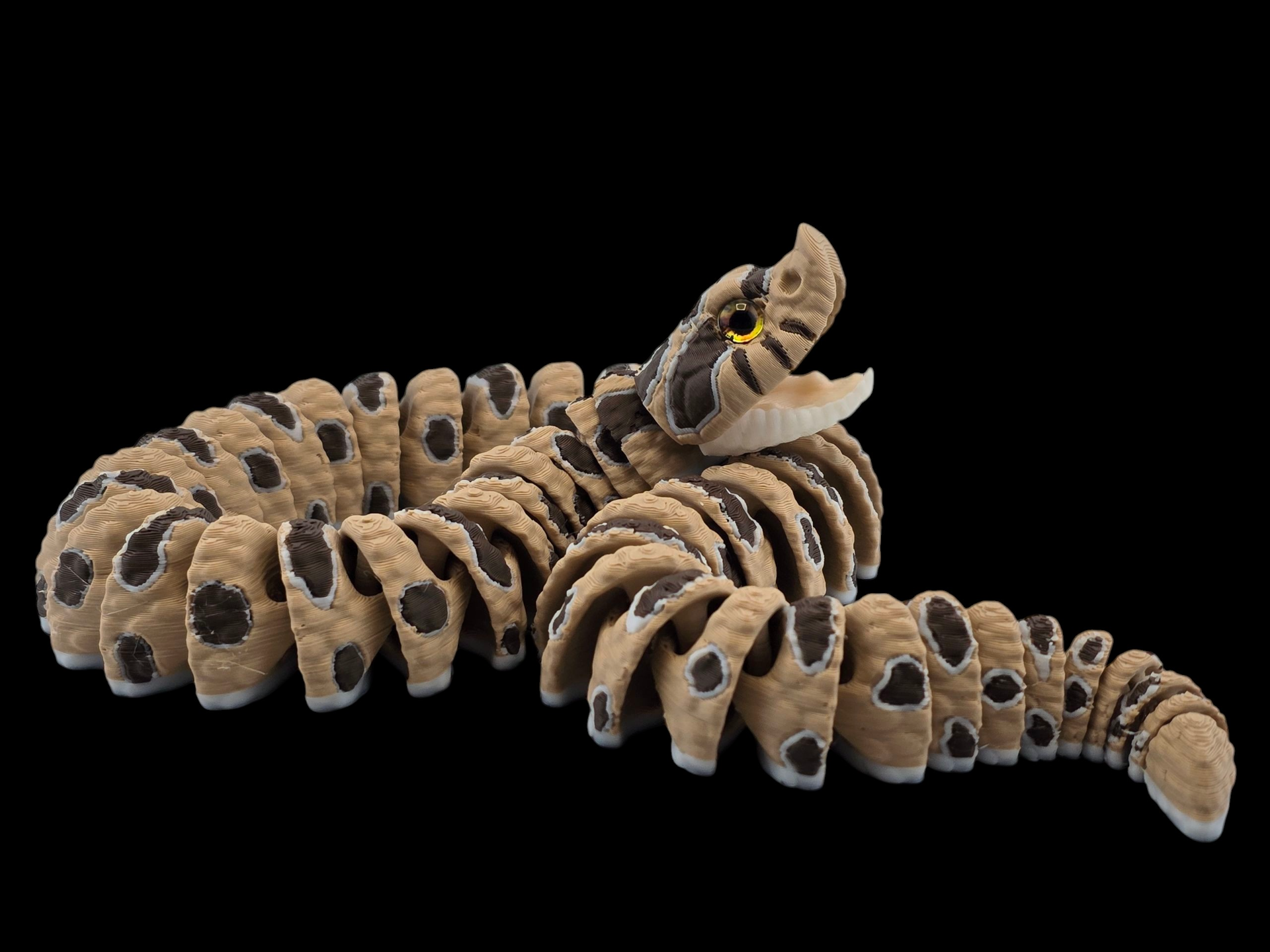 Hognose -Ultra Realistic Hand Sculpted Flexi Snake - 1