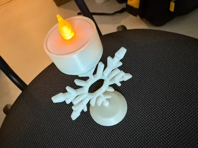 Snowflake - Candle Light