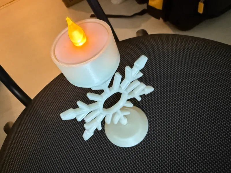 Snowflake - Candle Light