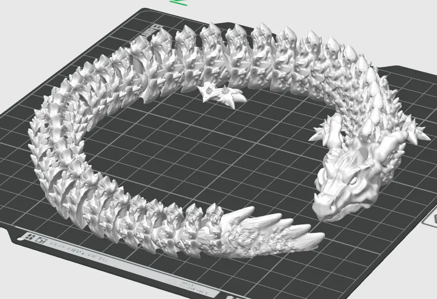 Fire dragon articulated - Free 3D Print Model - MakerWorld