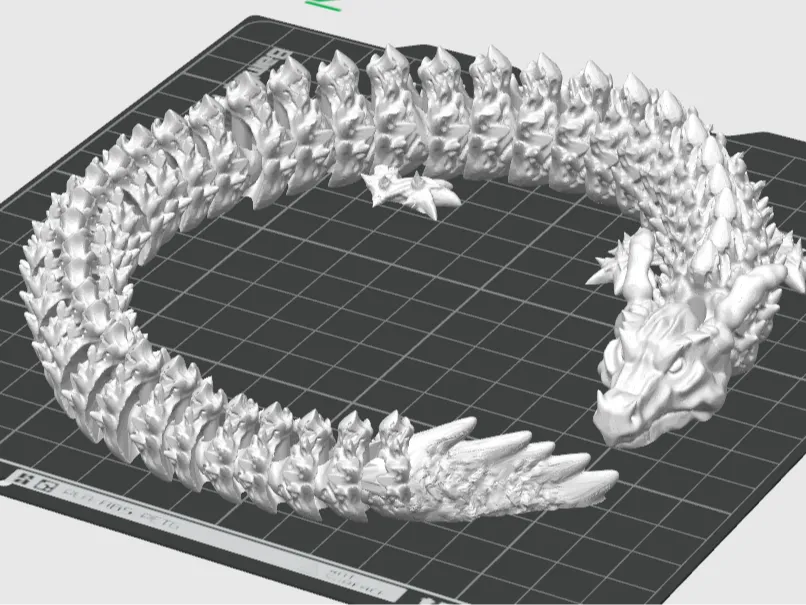 Fire dragon articulated - Free 3D Print Model - MakerWorld