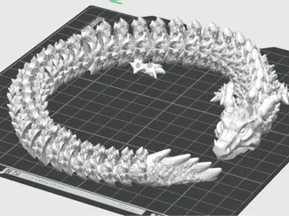 Fire dragon articulated