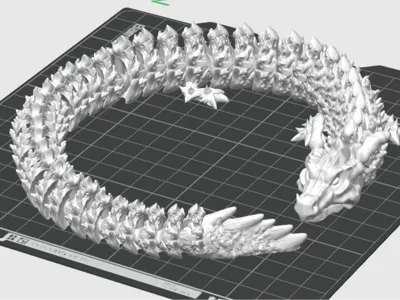 Fire dragon articulated