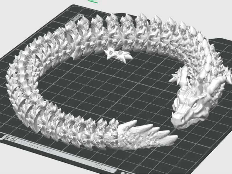 Fire dragon articulated