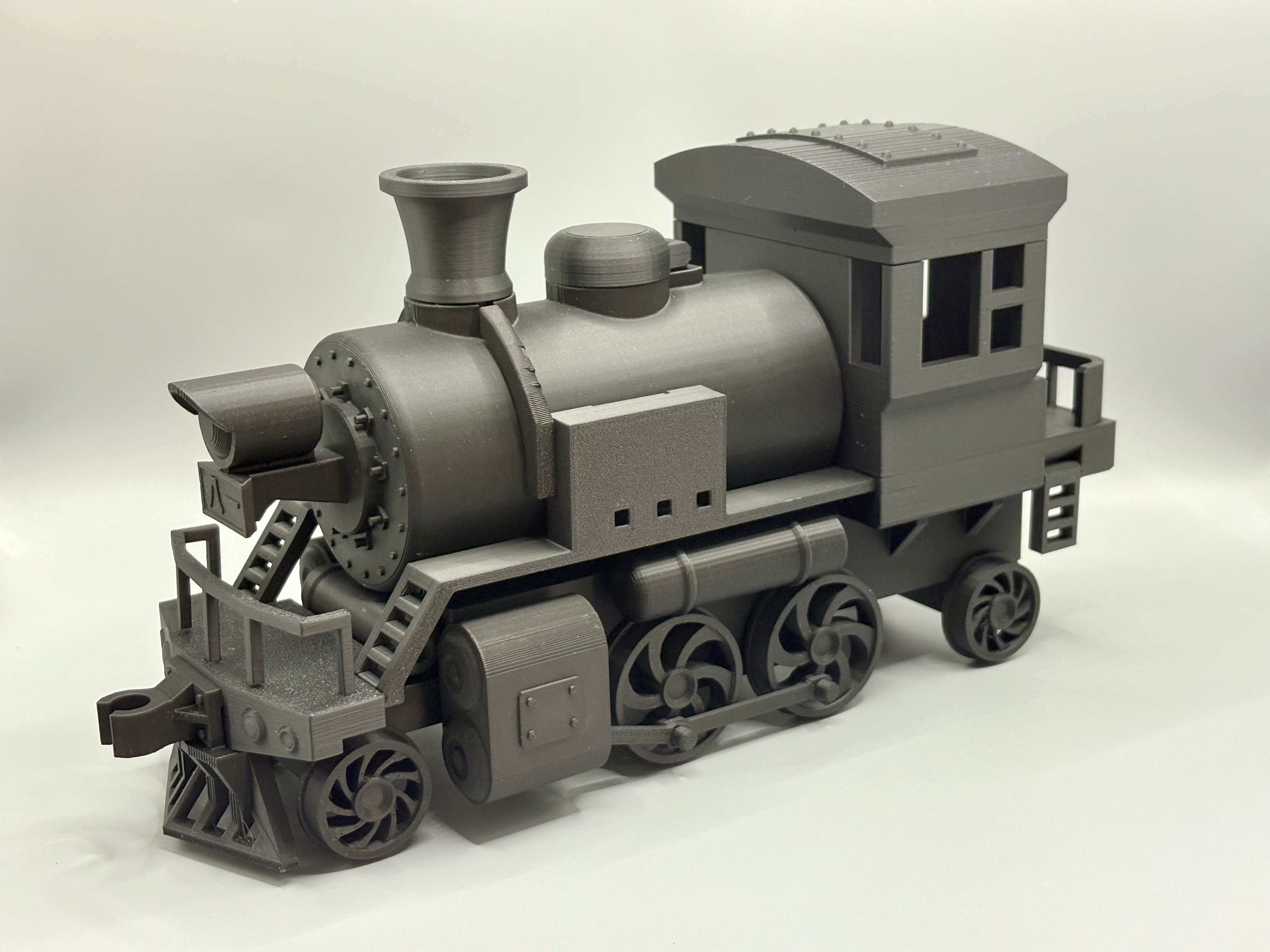 Miniatura 1 do modelo 3D 复古蒸汽火车（雾化加湿器）