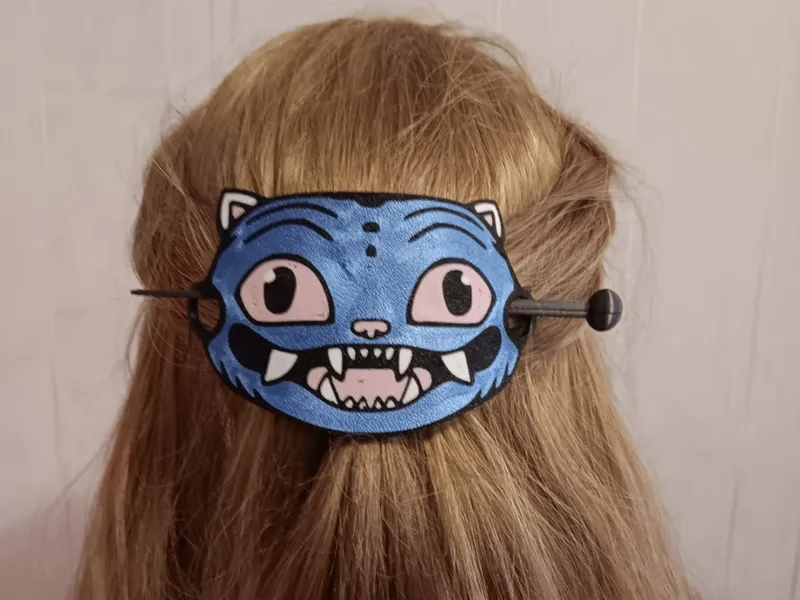 Derpy Tiger inspired hair accessory