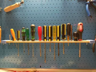 Screwdriver holder supports