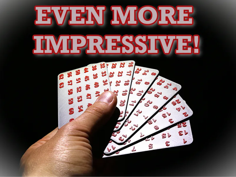 XL Magic Number Cards