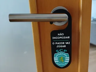 Não incomodar - Door Hangle Sporting