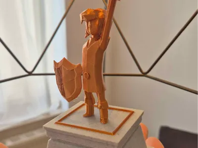 Hero of Time statue. From Zelda the Windwaker