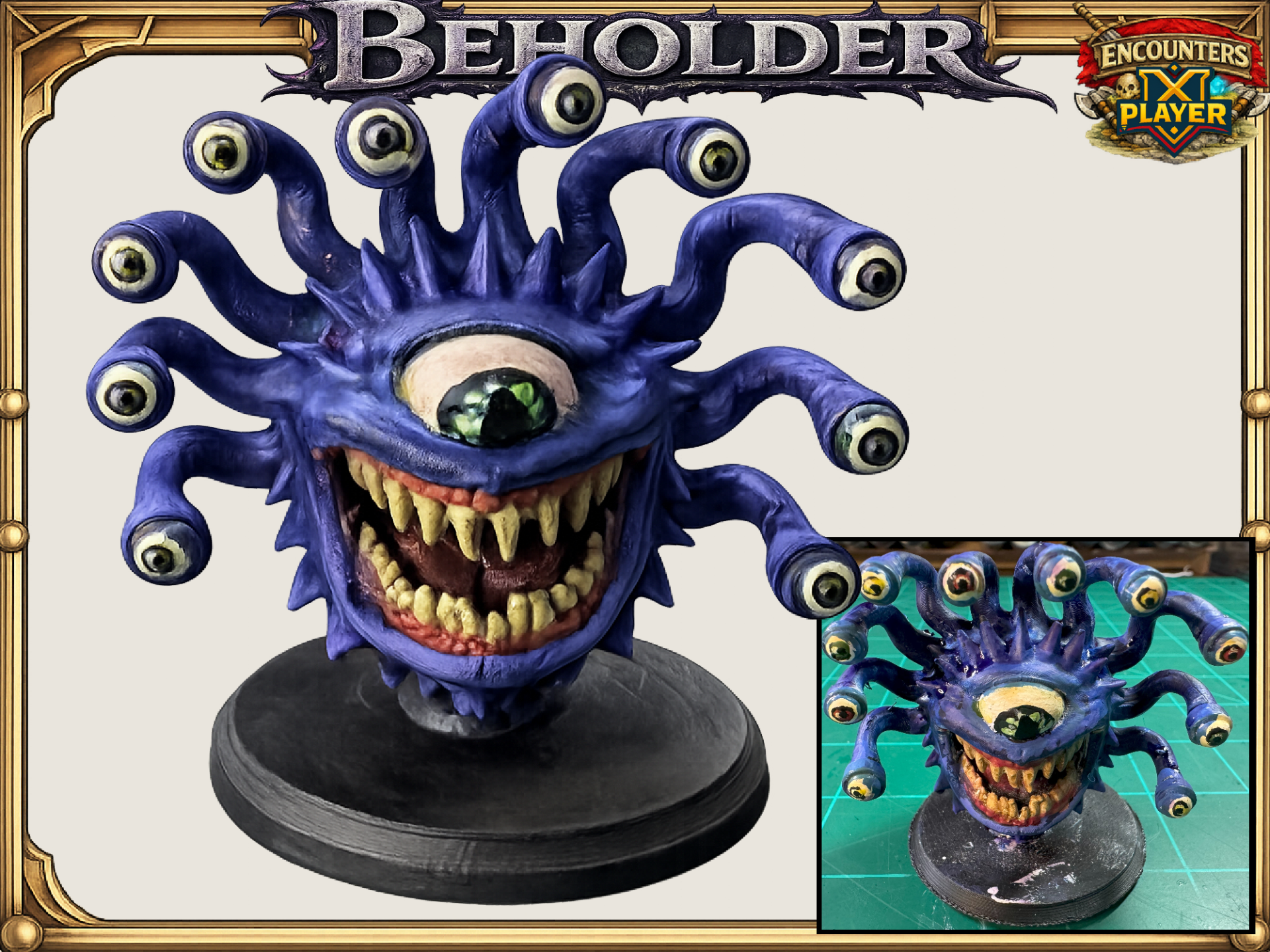 Beholder Eye Tyrant Void: DnD D&D Pathfinder Mini