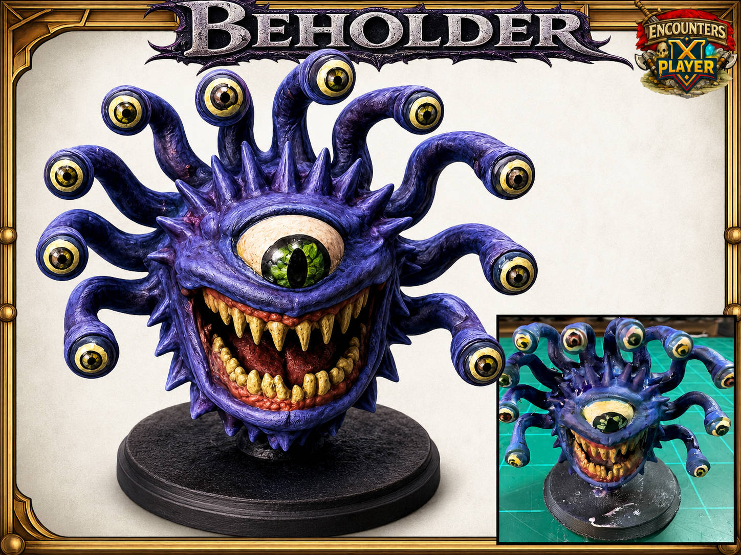 Beholder Eye Tyrant Void: DnD D&D Pathfinder Mini